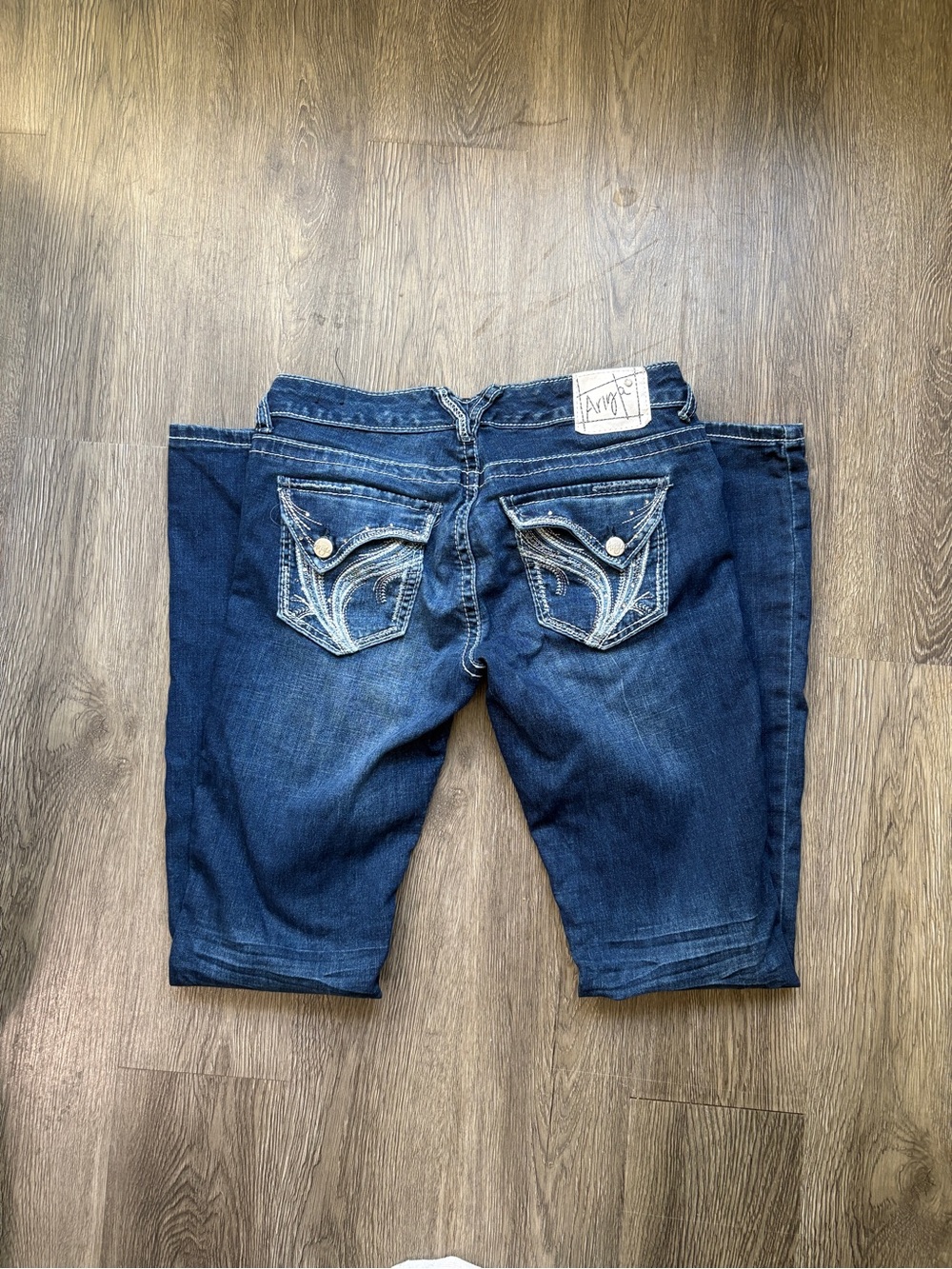 Y2K Low Rise Blue Denim Jeans | Bimbo Aesthetic